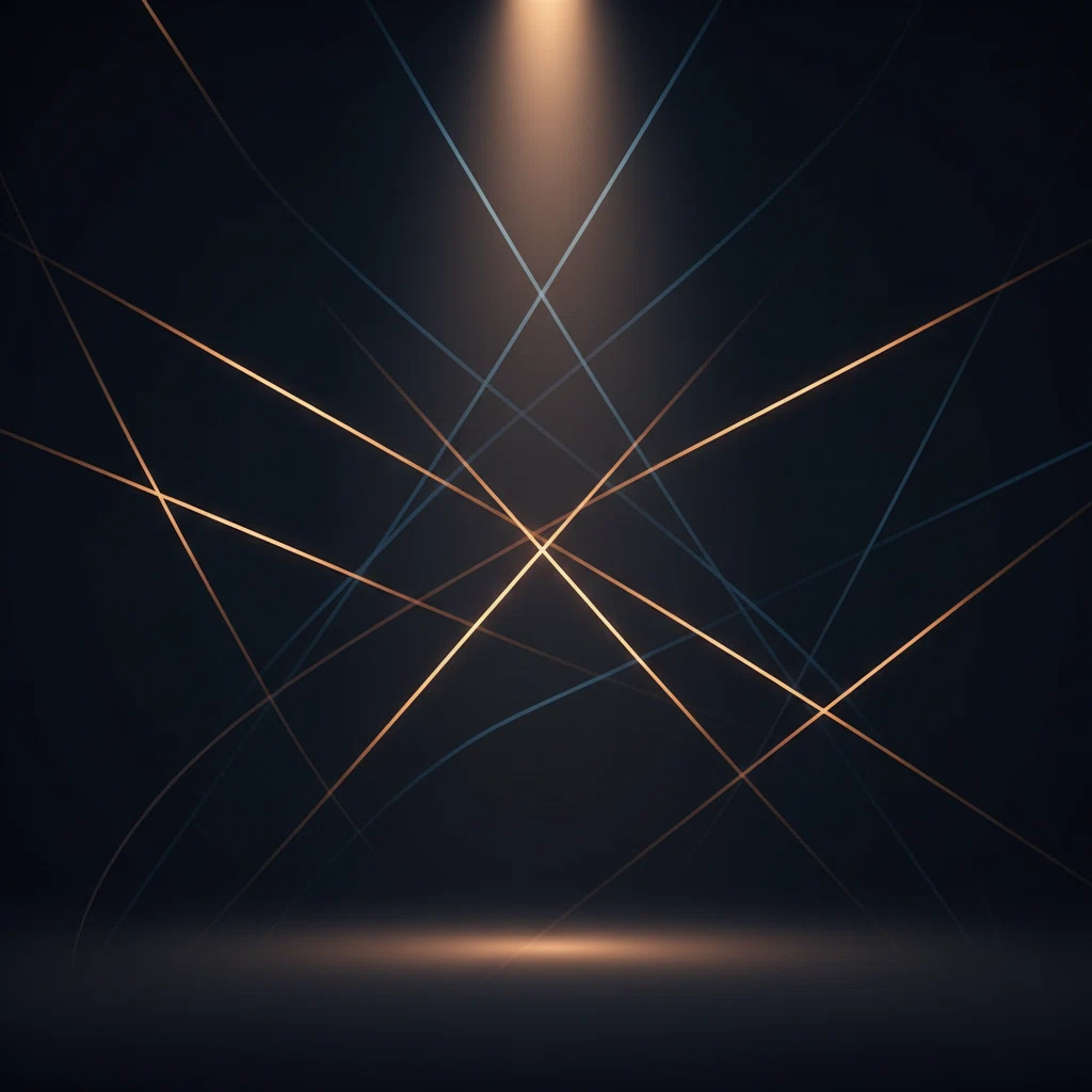 Dark studio broadcast-inspired background